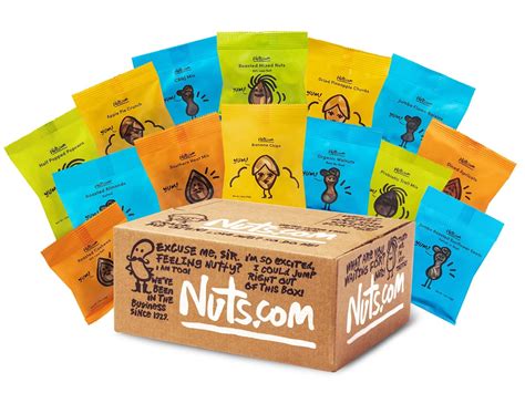 Amazon.com : Nuts.com - Nuts and Dried Fruits Snack Box - Gourmet Mix ...