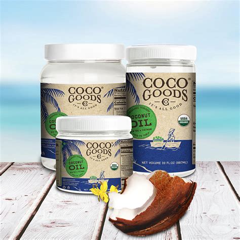 CocoGoods Co. Organic Extra Virgin Coconut Oil, Cold-Pressed