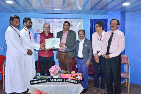 NAAC PEER TEAM VISIT to St Philomena College, Puttur; NAAC Confers the ...