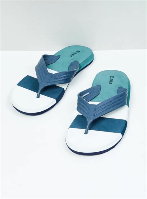 Men Colourblocked Flip Flops | Eva
