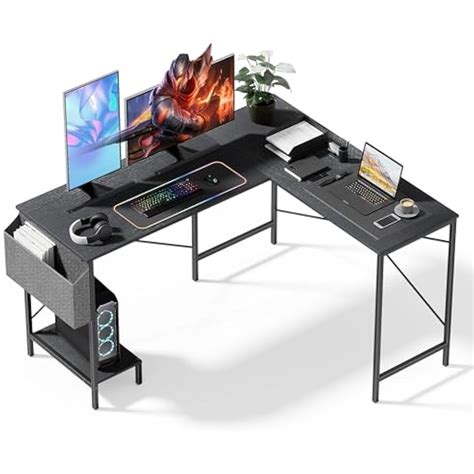 InfiniPower L-Shaped Corner Desk, 50-Inch Reversible India | Ubuy