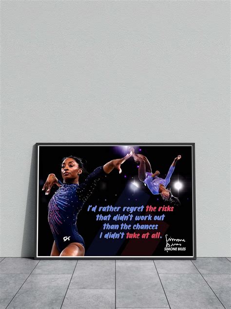 Vincit Veritas Simone Biles Motivational Poster Quote Inspirational ...