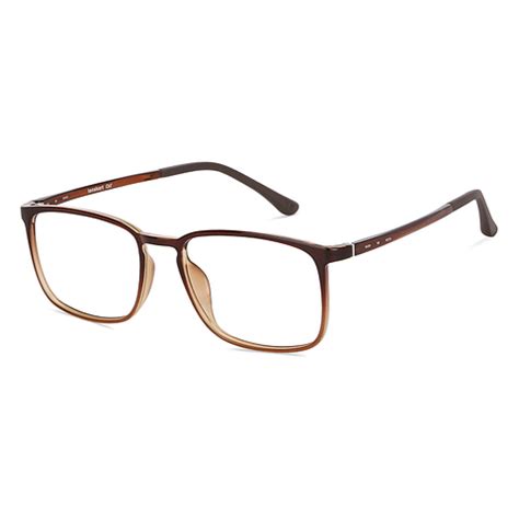 Brown Full Rim Square Lenskart Air LA Air Flex VC E11481 - C8 Eyeglasses