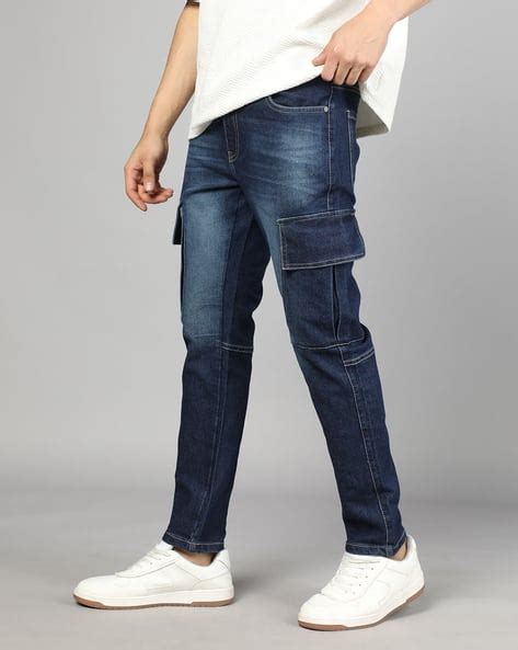 Buy Light Blue Jeans for Men by Shein Online | sheinindia.in