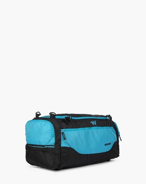Buy Black & Blue Wildcraft Travel Bag with Shoulder Straps | AJIO