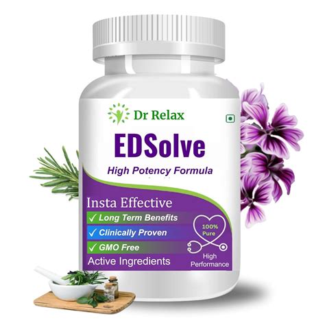 Extra Powerful EDSolve Capsules - 100% Natural & Potent Formula ...