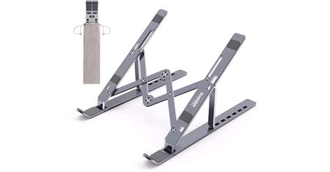Cosmic Byte Adjustable Aluminum Portable Laptop Rack Stand for Upto 17 ...