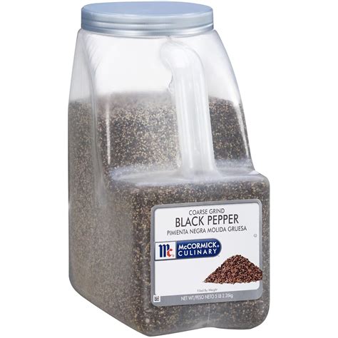 McCormick Culinary Coarse Grind Black Pepper, 5 lb - Five Pound ...