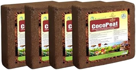 SJ Organics - Cocopeat Block 20 Kg | Natural Coconut Coir Fibres ...