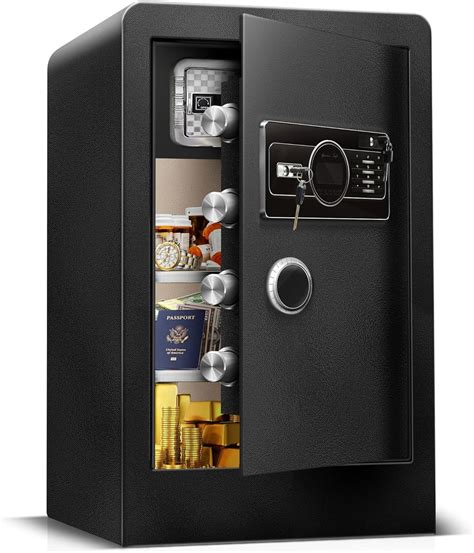 AltiKeep Steel Floor Safe Box, 9.4 Cu Ft, Black, Electronic Keypad Lock ...