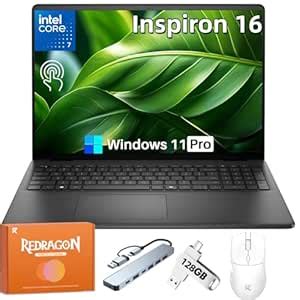 Dell Inspiron 16 Touchscreen Laptop, FHD+, 300 nits Touch Screen, Intel ...