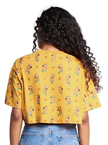 Buy The Souled Store Women Official Scooby Doo: Pattern Mustard Yellow ...