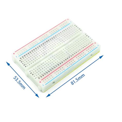 400 tie points Solderless Nickel Plated Bread Board – ControllersTech®