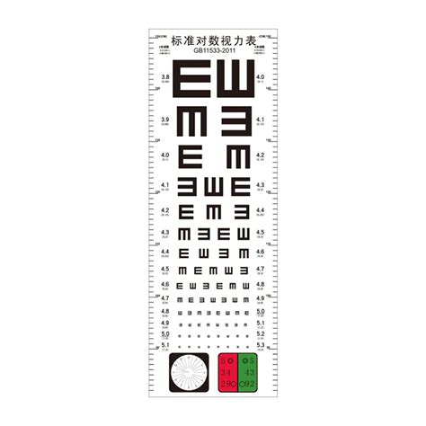 Buy iplusmile Eye Chart with Height Measurement Waterproof Visual ...