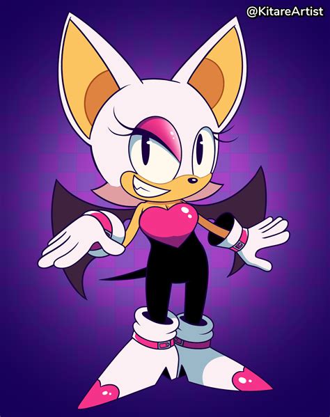Classic Rouge the Bat! : r/SonicTheHedgehog