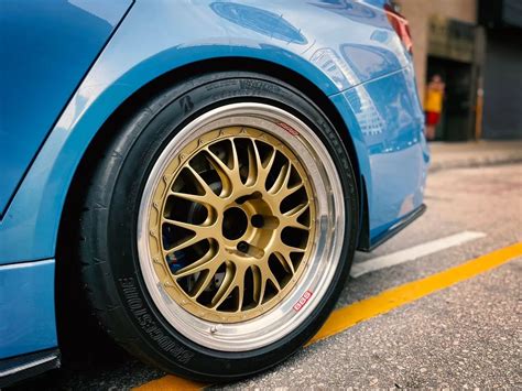 BMW M3 F80 Blue BBS E88 | Wheel Front