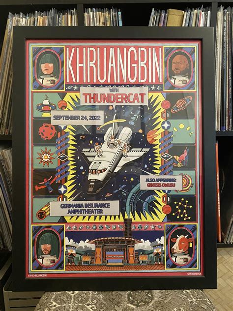 Austin poster framed up! : r/Khruangbin