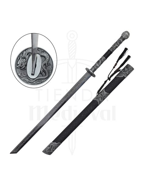 Traditional Chinese Dragon sword, Tang dynasty (108 cm.) ⚔️ Medieval-Shop