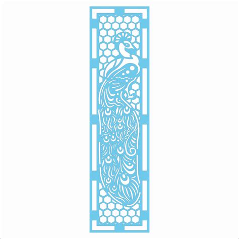 Peacock Gate Jali Dxf Design 2004243