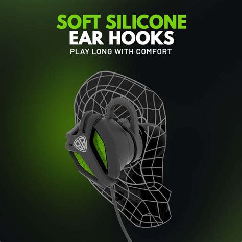 SpinBot BattleBudz C10 Type-C Gaming Earphones with Boom Mic Wired ...