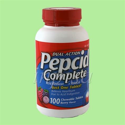 PEPCID COMPLETE Chewable Berry Flavor Antacid (2x100 India | Ubuy