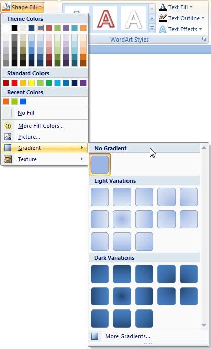Image result for PowerPoint Shape Fill Gradient