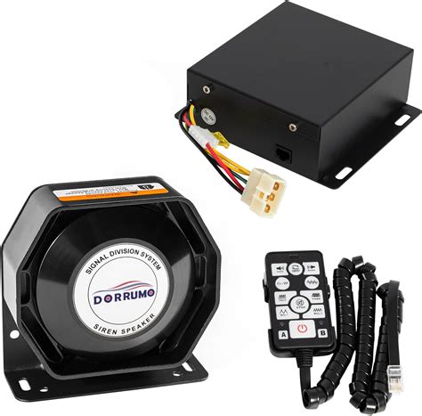 DORRUMO 100W Police Siren PA System Kit,Slim India | Ubuy