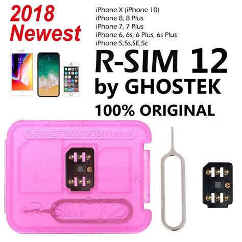 Ghostek R-Sim 12 for iPhone 5-5s-6/6S-7-7plus-8-8plus-x (Black) - Buy ...