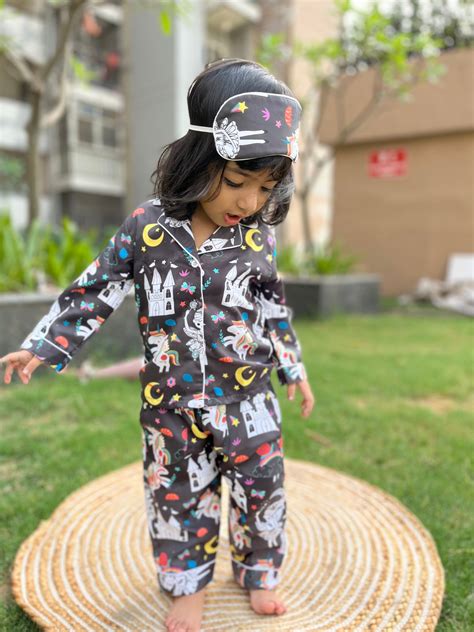 Unicorn Castle Kids Colour in Set – Bedgasm sleepwear