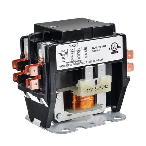 BOJACK 2 Poles FLA 40 Amp Coil 24 VAC Air Conditioner Condenser ...