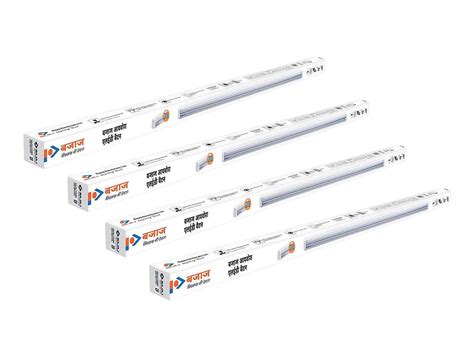 Bajaj Led Batten 20W Cool Day Light (Pack Of 4, White)(Polycarbonate ...