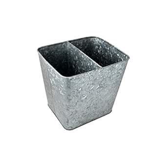 PURI - GALVANIZED METAL RECYCLE BIN - DUST BIN/RUSTIC FINISH - OLD ...