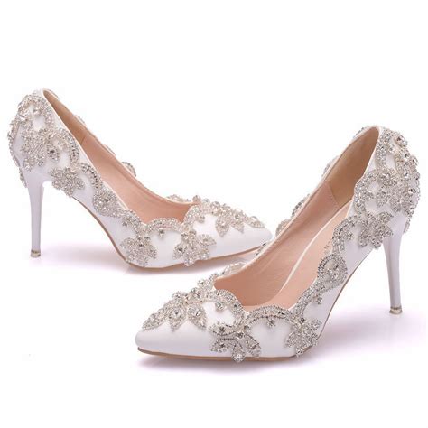 Rhinestone High Heel Shoes for Women – Sociable Weaver Nest