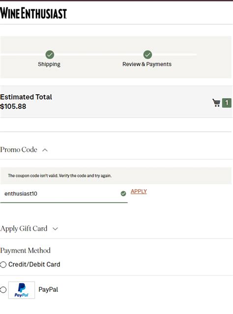 Wine Enthusiast Promo Codes - 20% Off | November 2024