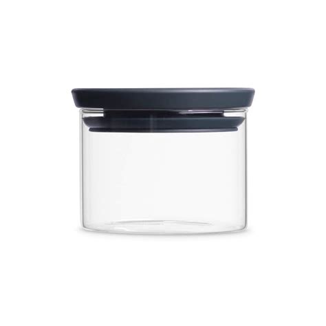 0.3 L: Brabantia Stackable Glass Jar, 0.3 L : Amazon.in: Home & Kitchen