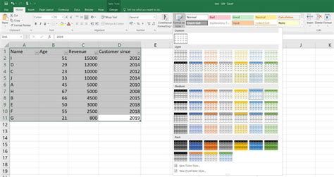 Image excel-6 : Crer une table Excel : mthode de fonctionnement - IONOS