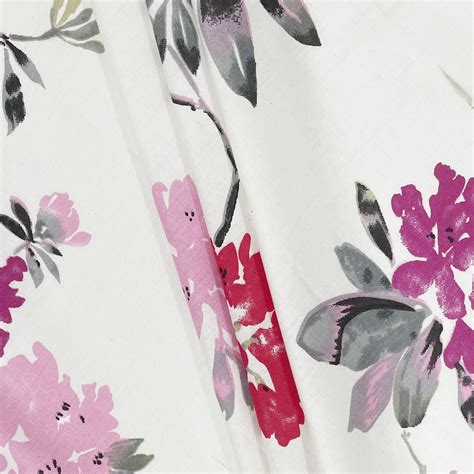 Floral Print Cotton Dohar for AC Rooms - White & Pink – swayamindiastore