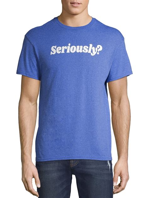 Seriously Men's and Big Men's Graphic T-shirt - Walmart.com