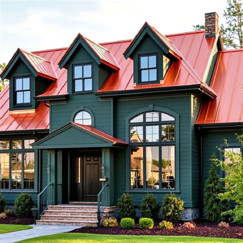 40 Dark Green House Exterior Ideas You'll Love