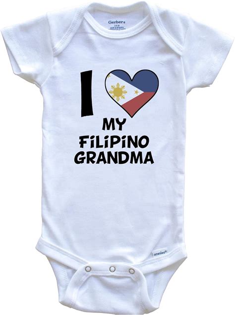 Really Awesome Shirts I Heart My Filipino Grandma India | Ubuy