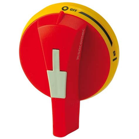 14940111 Socomec | Socomec Red/Yellow Rotary Handle, SIRCO Series | 187 ...