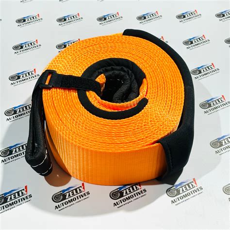 Glaretec 12T Tow Strap Neo Orange | Heavy-Duty Recovery – Zelix Automotives