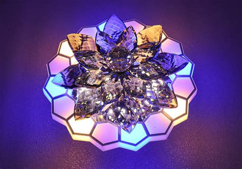 Buy CRYSTA WORLD K9 Crystal Chandelier 16 Watts Ceiling Light Fixture ...
