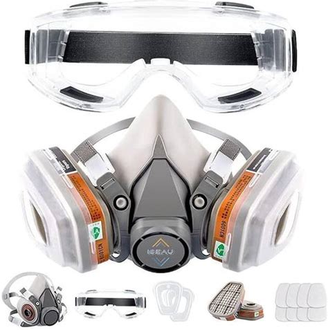 KB CREATION Respirator Mask for Men Welding, Wood-working Safety Goggle ...