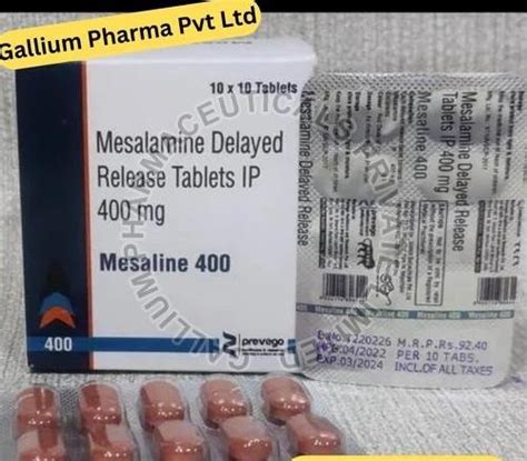 Mesalamine Prolonged Release Tablets IP Exporter, Supplier from Nagpur
