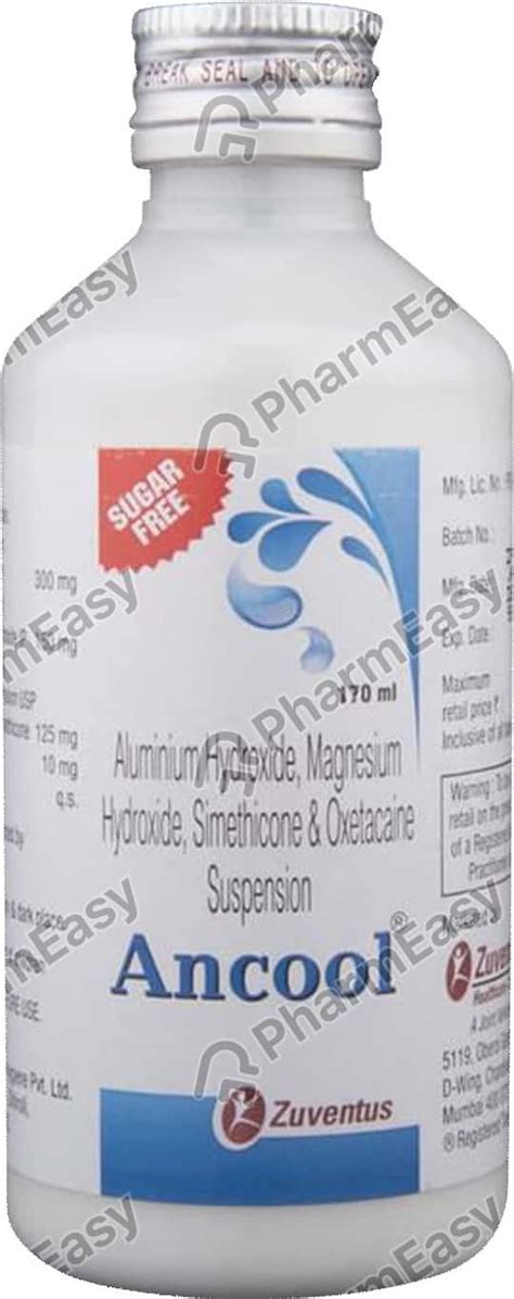 Buy Ancool Sugar Free Bottle Of 170ml Suspension Online & Save Up to 24 ...