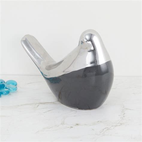 Buy Marshmellow Abstract Ceramic Two-Tone Bird Figurine -Sinlge Pc -8 ...