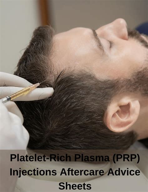 Buy Platelet-Rich Plasma (PRP) Injections Aftercare Advice Sheets ...