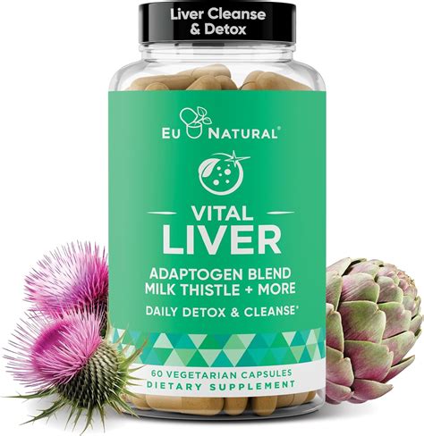 Amazon.com: Vital Liver Cleanse Detox & Repair – 9-in-1 Liver Support Supplement – Milk Thistle ...