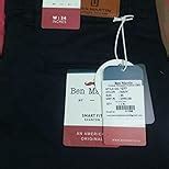 Buy Ben Martin Men's Regular Fit Cotton Mid Rise Casual Sky Blue ...